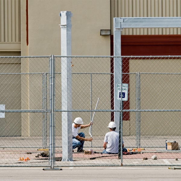 how much time can i lease the temporary fence for my building site or event in Linwood